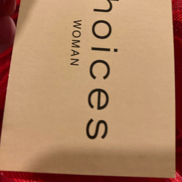 NWT Choices Plus Size 1X Sheer Blouse - Picture 12 of 15